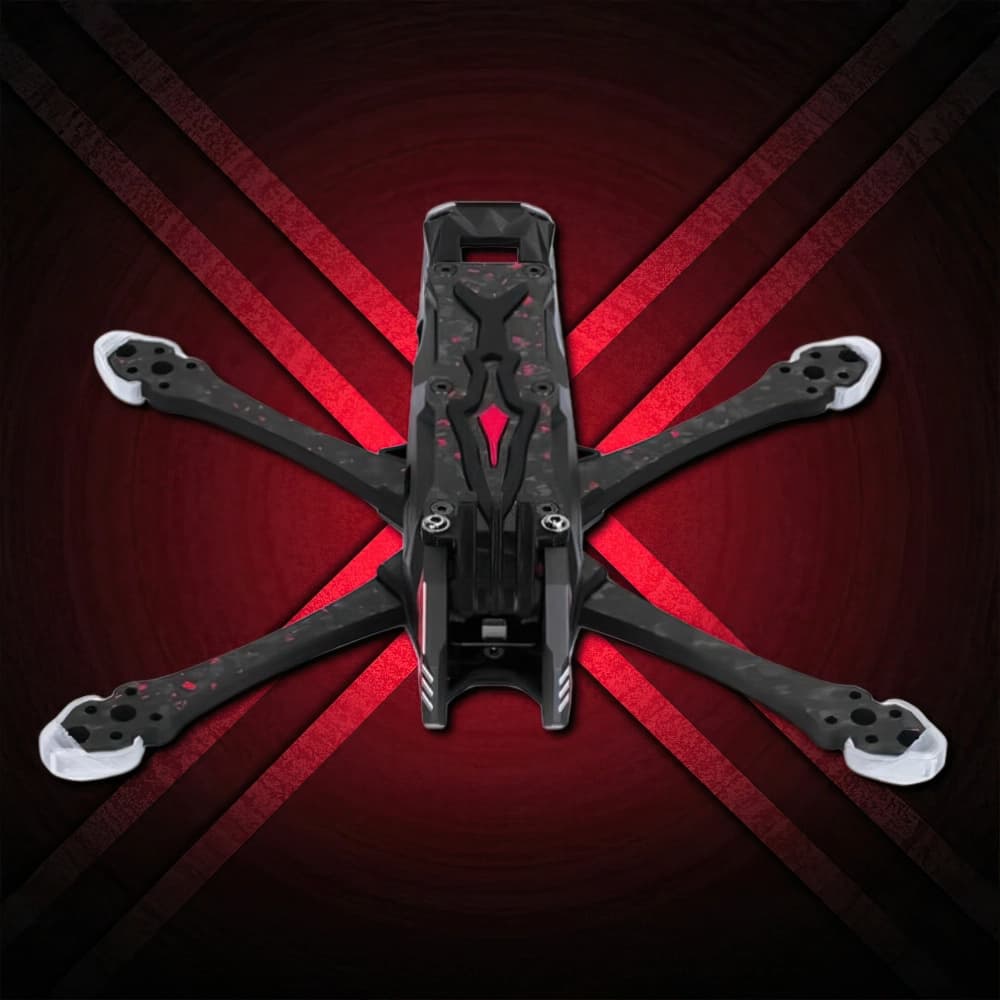Axisflying Manta 5 Pro Frame Kit - Squashed X - 3.5 - Black for fpv drones 4