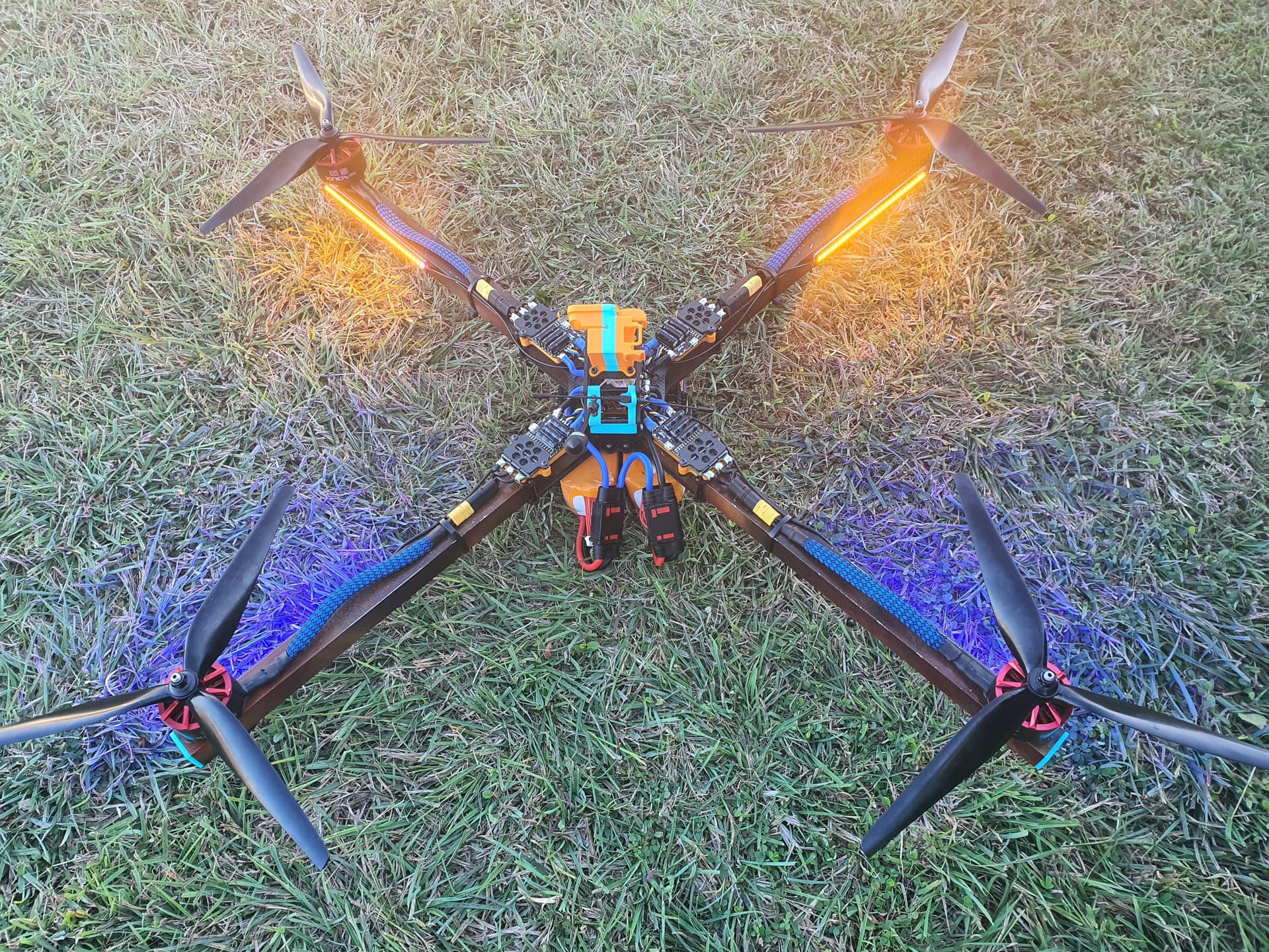 Jormungandr - Midgard Serpent  - X Class Frame Hardware/Carbon Kit for fpv drones 7