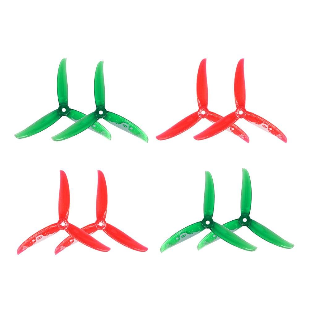 Gemfan Vanover 5136 3-Blade Propellers (4 Pairs) - Santa Claus Christmas Edition for fpv drones 1