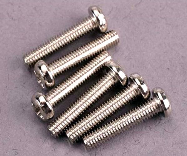 Traxxas 2563 Round Head Screw 3x15mm (6) Stampede Ruslter for fpv drones