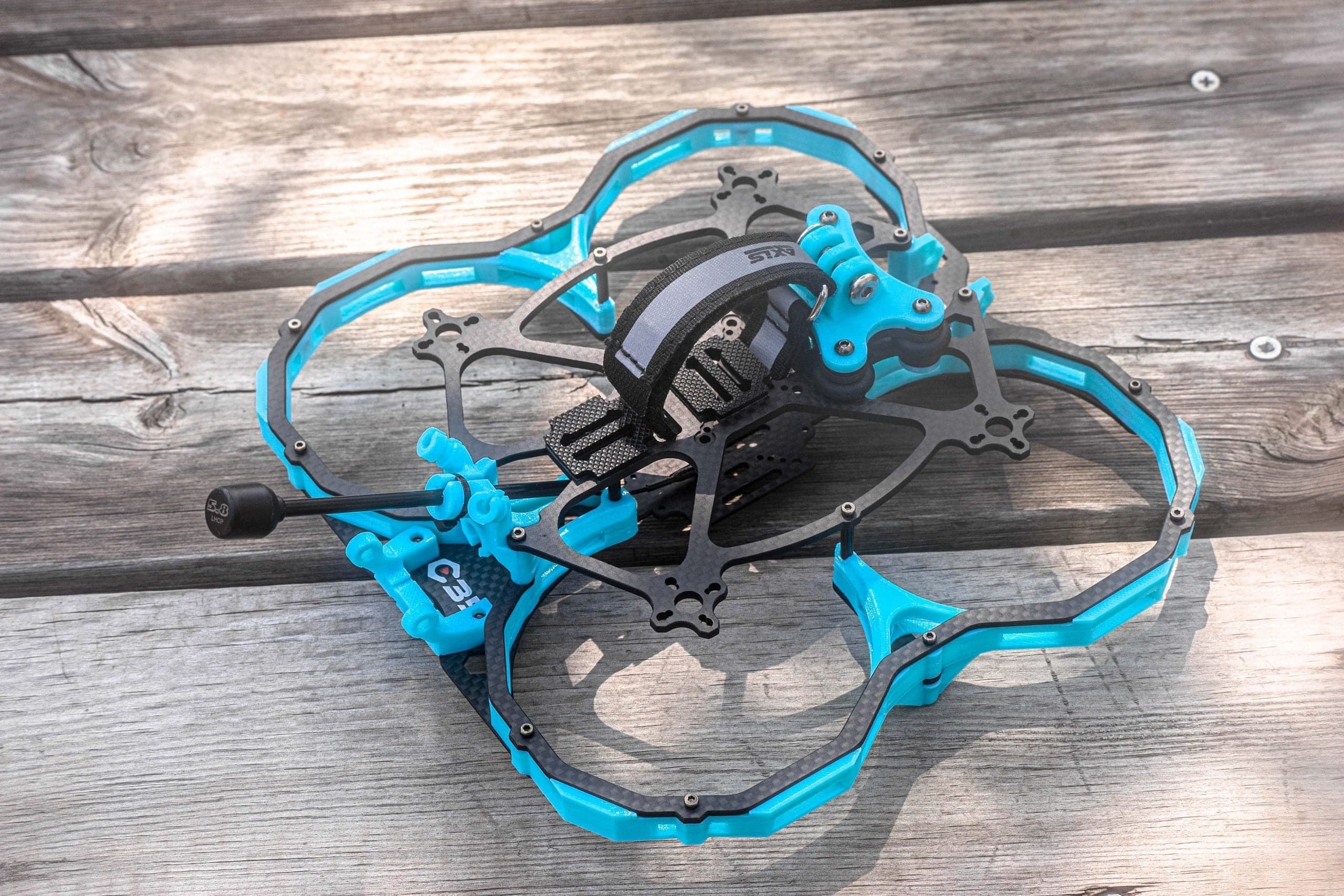 Axisflying Blue Cat C35 cinematic frame KIT (including all TPU) for fpv drones 4