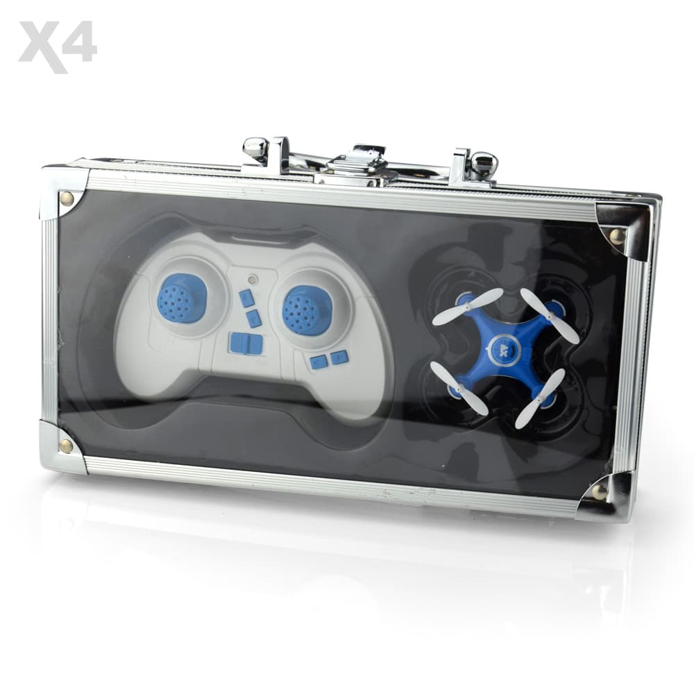 X4 6-Axis Gyro Nano Quadcopter inclusief opbergcase - BLAUW for fpv drones 1