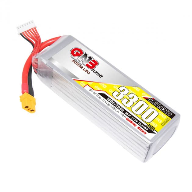 GNB 3300mAh 6S 100C Lipo battery for fpv drones 1