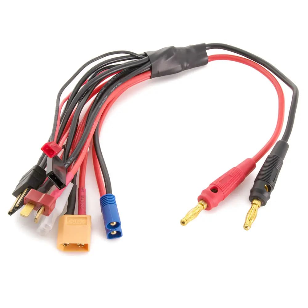 4.0mm Banana Connector to Multifunctional Charger cable - 30cm for fpv drones 1