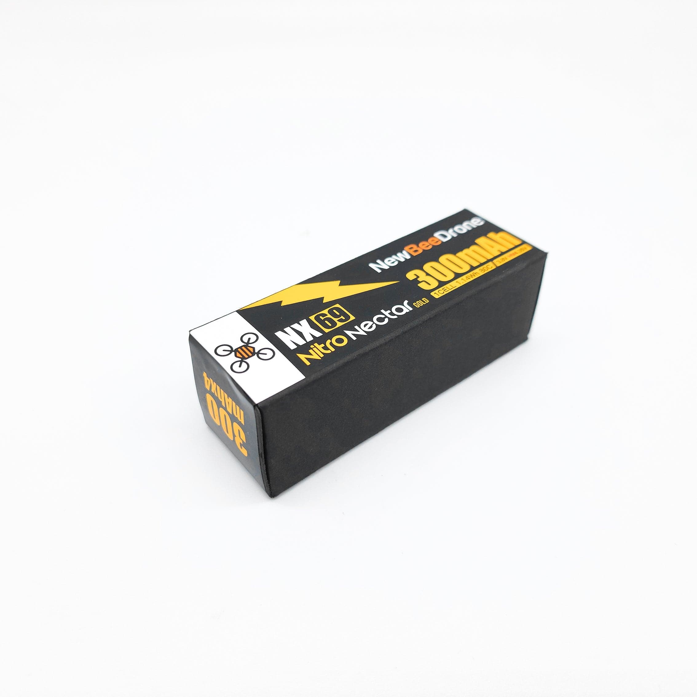 NewBeeDrone Nitro Nectar NX69 300mAh 1S HV LiPo Battery 4xBatteries for fpv drones 6