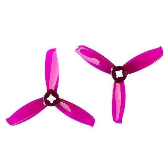 Gemfan WinDancer 3028-3 / 3" Tri-Blade Props for 5mm / 1.5mm Shaft T-Mounted w/ Adapter (4 Pack) - Choose Color for fpv drones 4