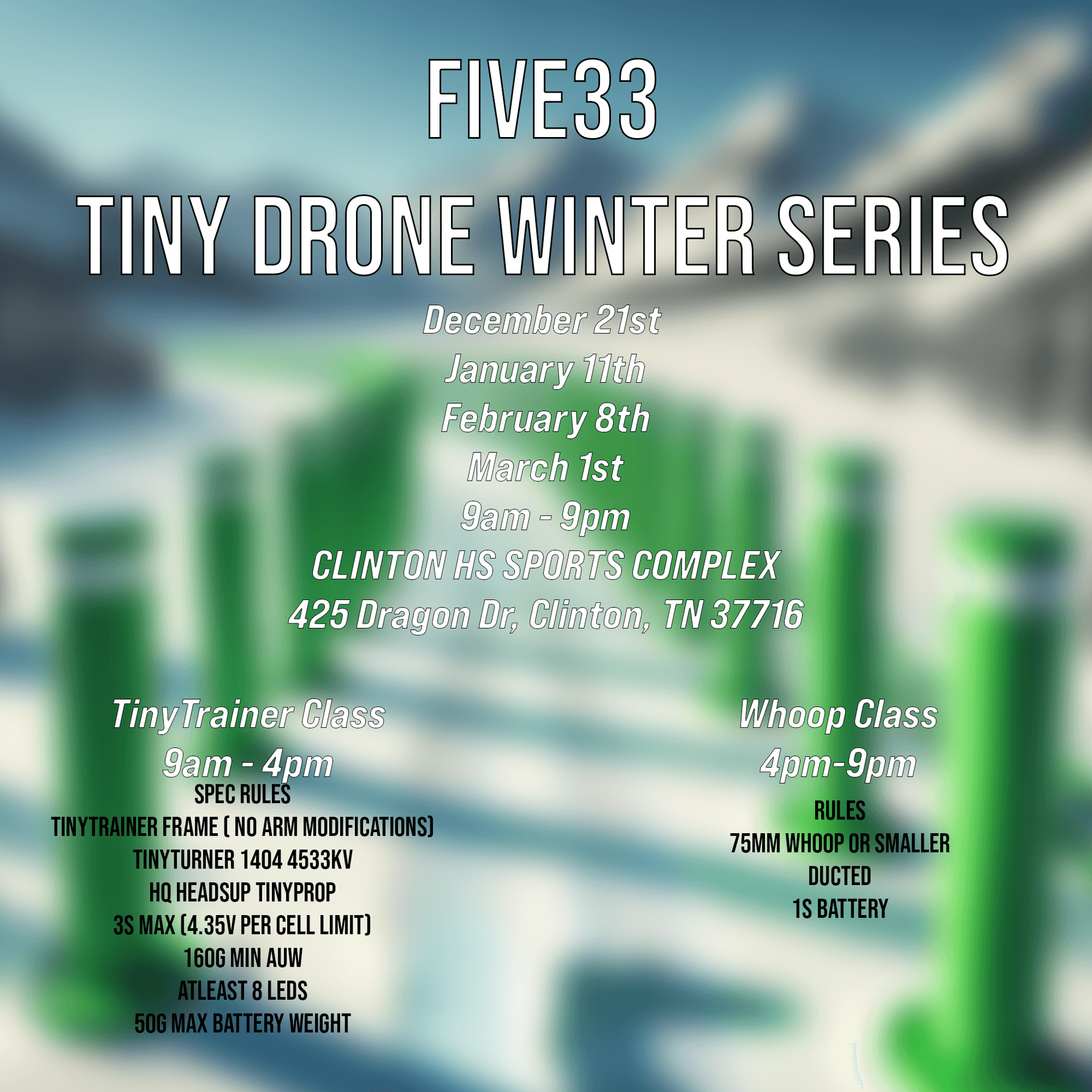 Five33 Winter Drone Race Series Ticket