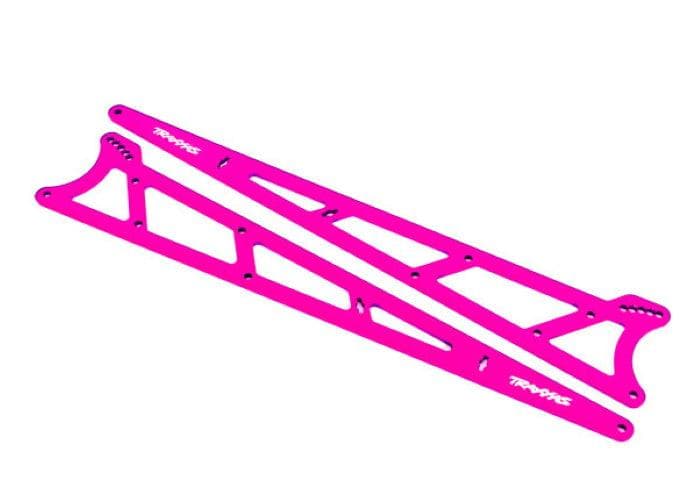 Traxxas 9462P Side Plates Wheelie Bar Pink (Aluminum) (2) Drag Slash for fpv drones