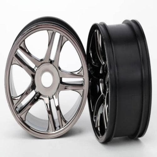 Traxxas 6476 Wheels Black Chrome Rear XO-1 (2) for fpv drones