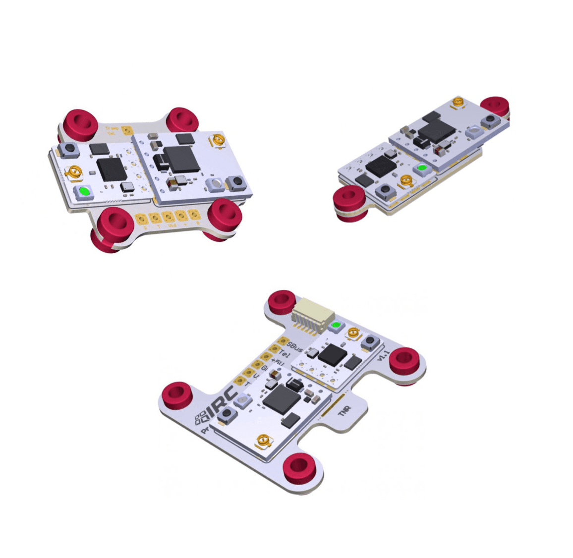 ImmersionRC Ghost RX Mounting Board 3-Pack - NDAA - Choose Version for fpv drones 4