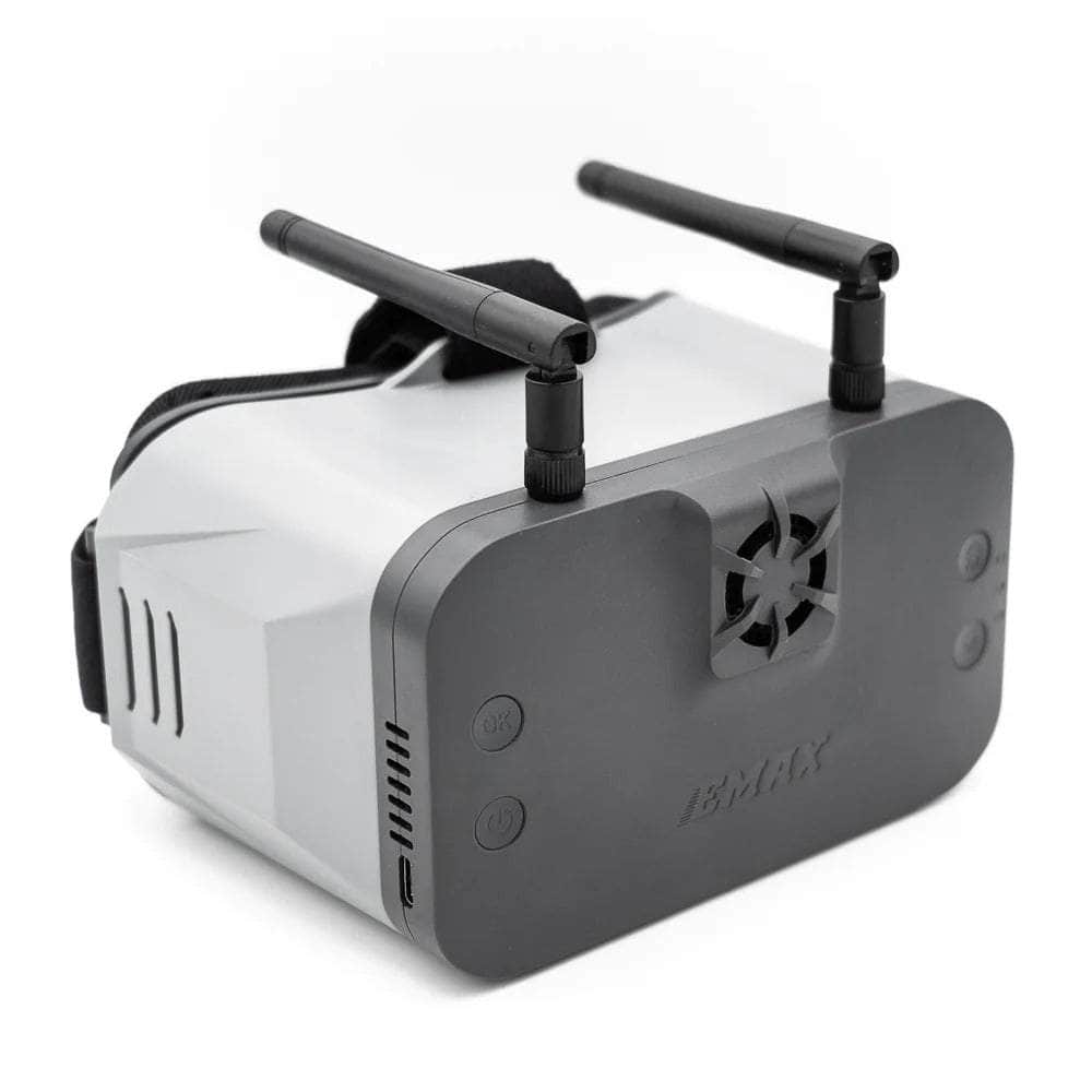 EMAX RTF Tinyhawk III Plus Whoop Ready-to-Fly ELRS 2.4GHz Analog Kit w/ Goggles, Radio Transmitter, Batteries, Charger, and Drone for fpv drones 5