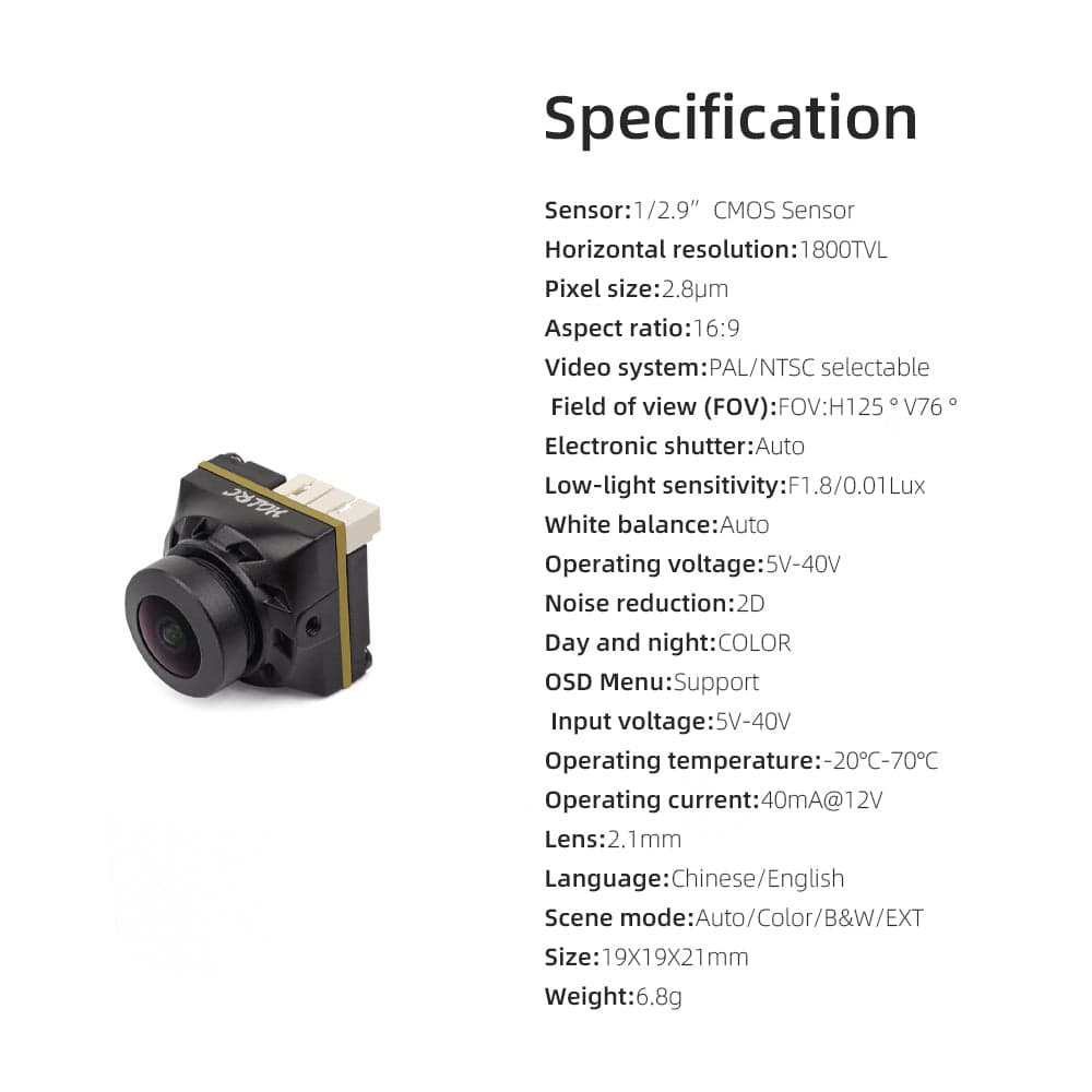 HGLRC L-series cameras low latency night vision for FPV Drone for fpv drones 2