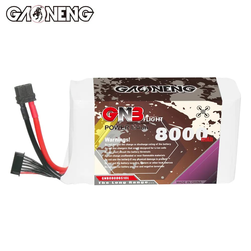 GAONENG GNB 6S 22.2V 8000mAh 10C XT60 Li-ion Battery made with Li-ion Lithium Ion 21700 [DG] for fpv drones 3