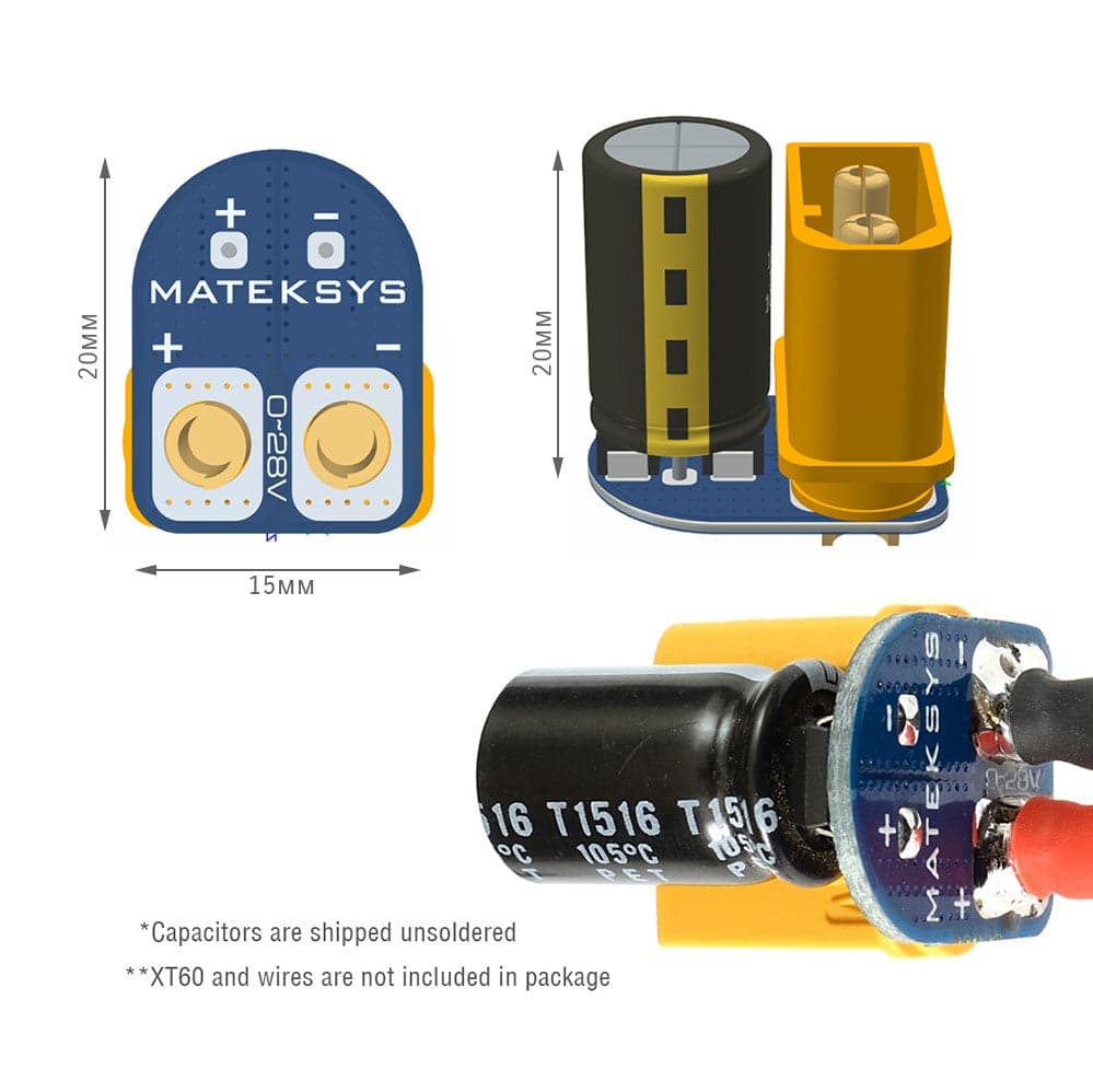 Matek Voltage Spike Filter XT60-TVS