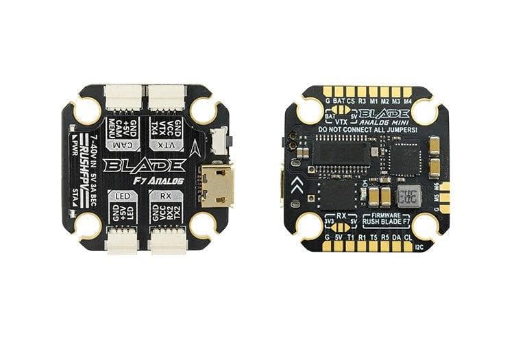 RUSHFPV Racing F722 Mini Stack/Combo + Mini 60A V1.2 3-6S BLHeli_32 4-in-1 ESC For Analog for fpv drones 2