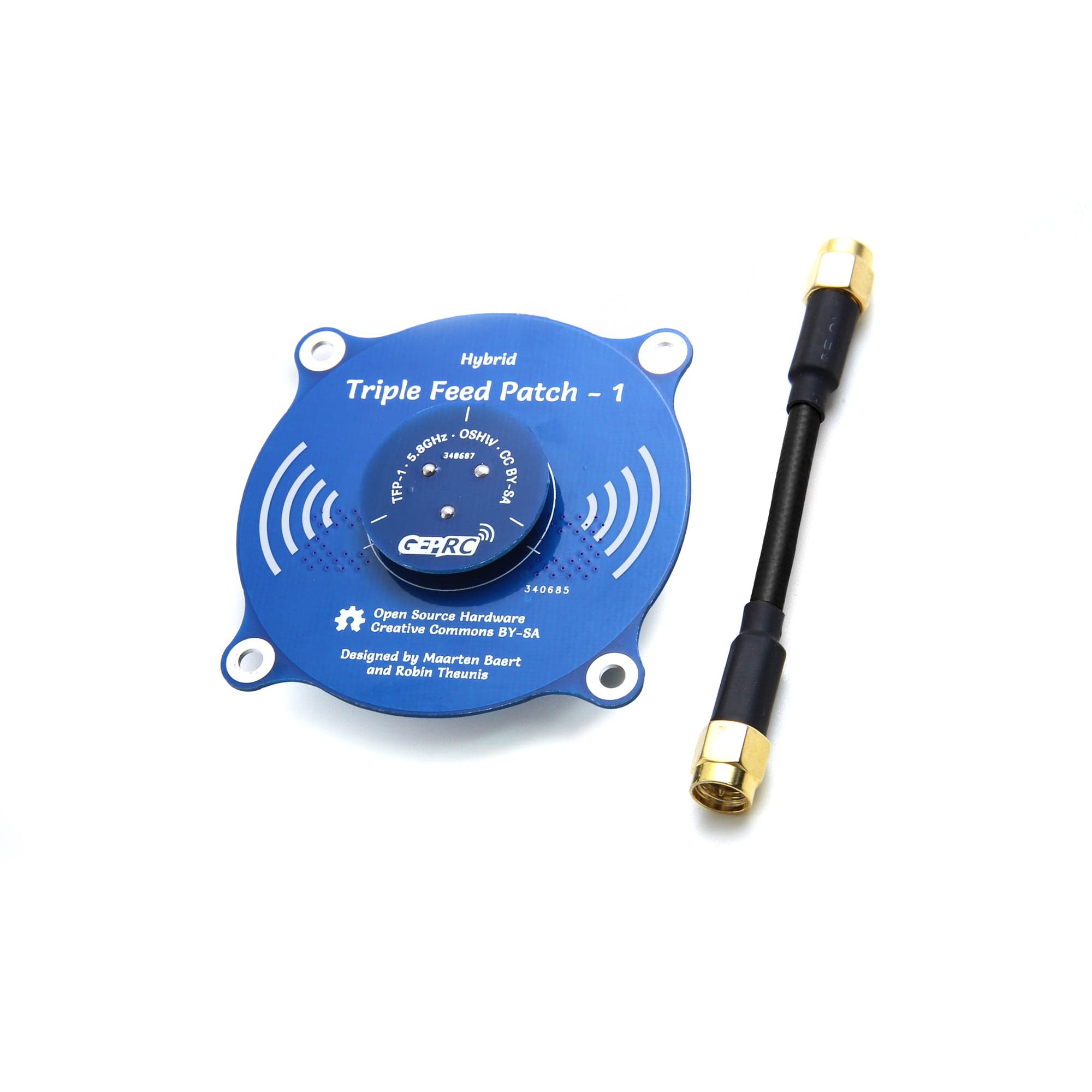 GEPRC Triple Feed Patch - 1 5.8GHz CP FPV Antenna (SMA Male) for fpv drones 3