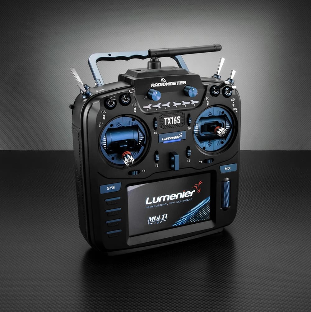 RadioMaster TX16S MKII MAX PRO Radio Transmitter w/ AG01 Gimbals - Lumenier Edition - Multi 4-in-1 - 8.25 - Black for fpv drones 6