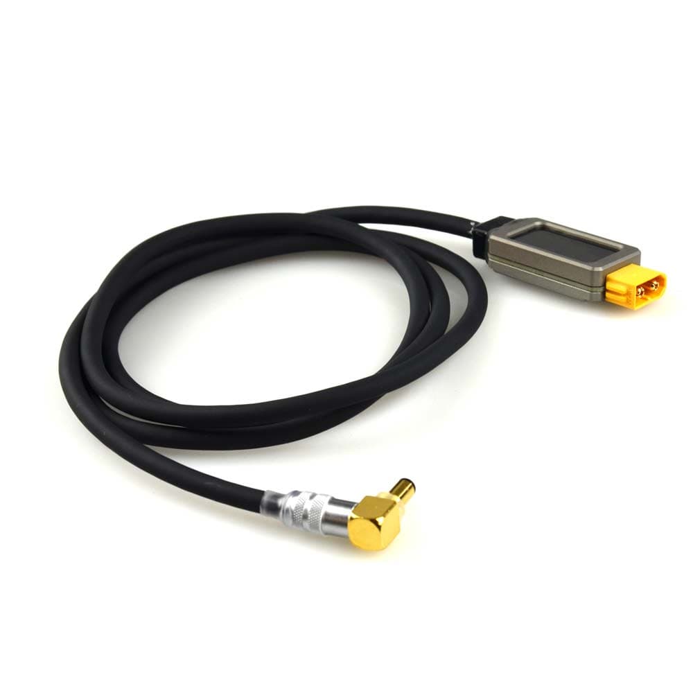LongXL FPV Goggle Smart Power Cable - Midnight Black for fpv drones 2