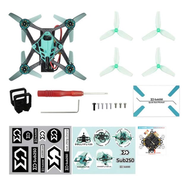 Sub250 Nanofly20 HD O4 built FPV drone for fpv drones 7