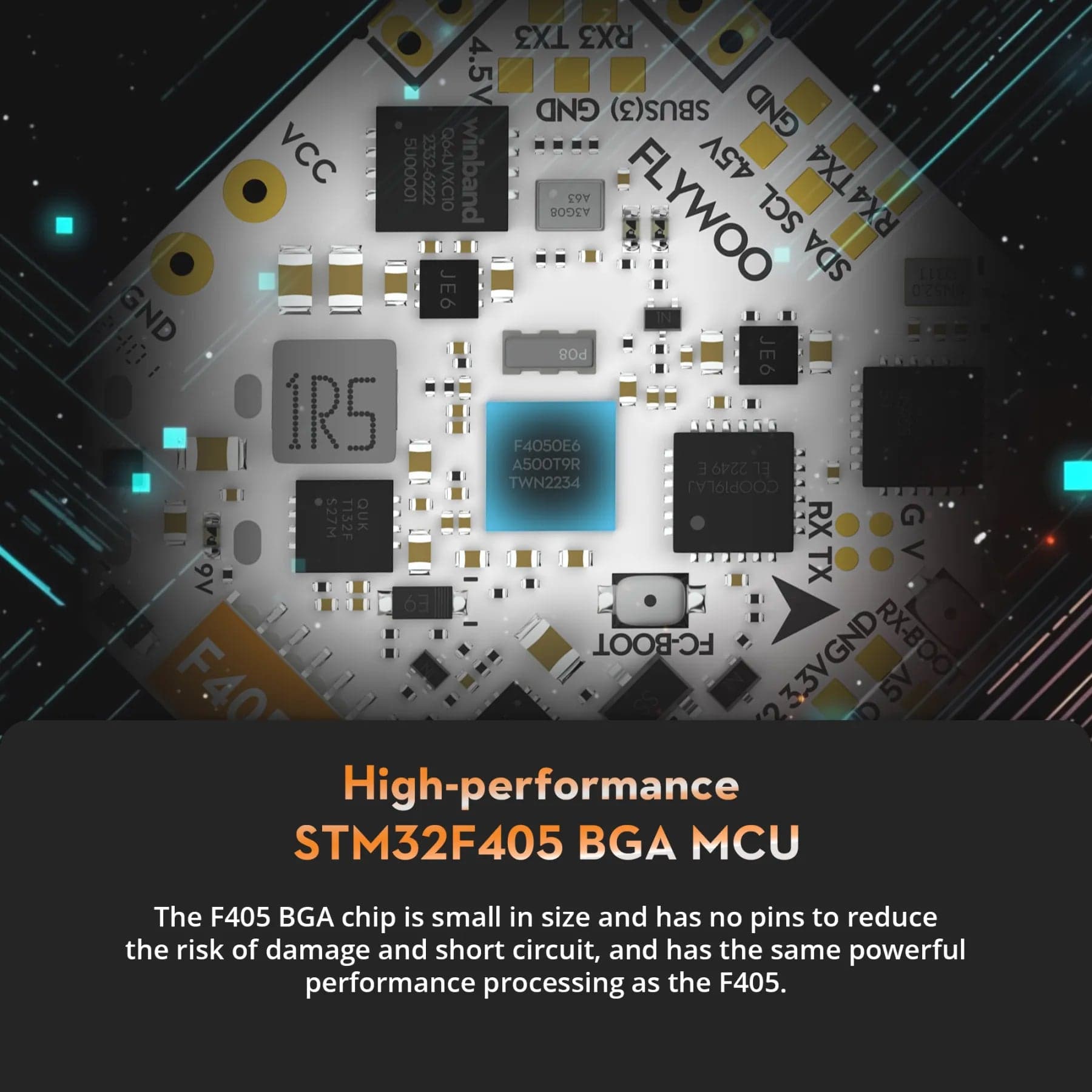 GOKU F405 HD 1-2S 12A ELRS 2.4g AIO V2 (ICM42688) for fpv drones 6