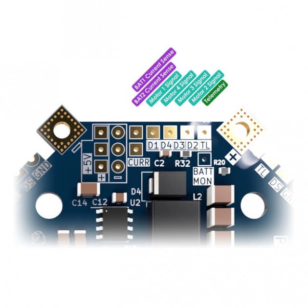 PhotonDrive PDB 500 HotSwap Voltage Distribution Board for fpv drones 8