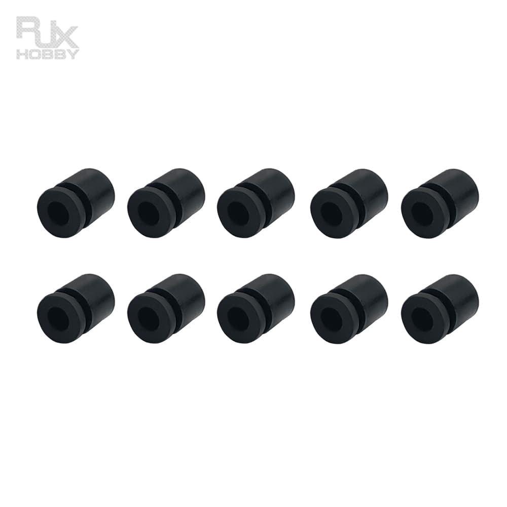 Schokbestendige M3 Dempingsringen (10 stuks) - 8 x 6 x 3 mm for fpv drones