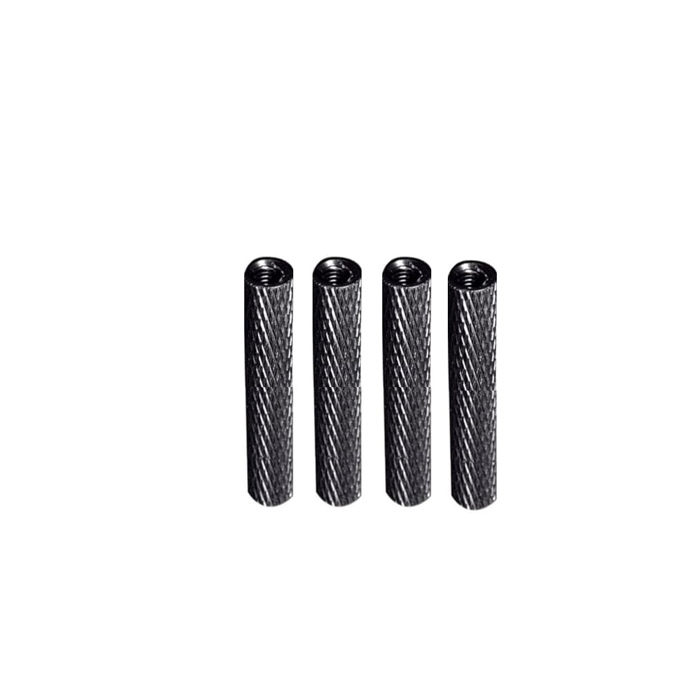 M3 Aluminium Standoffs (4 stuks) - GEKARTELD - 35mm - ZWART for fpv drones