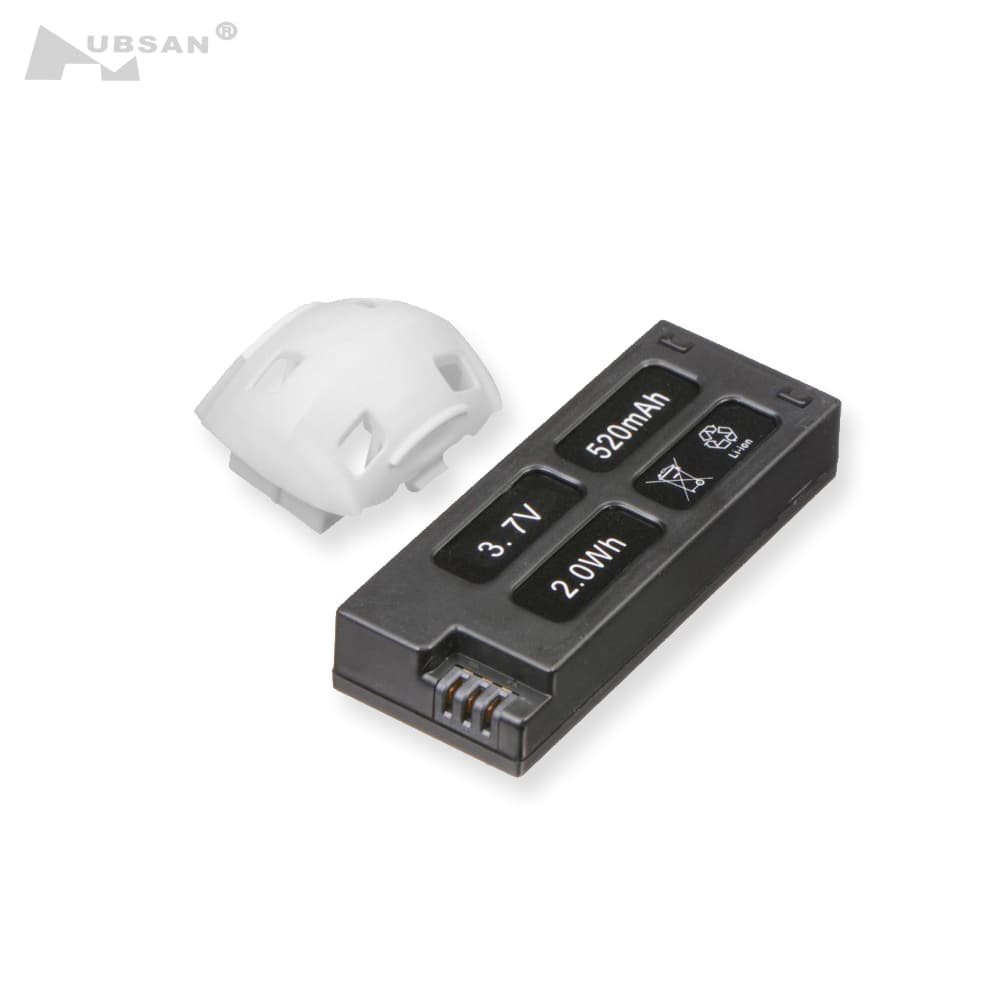 Hubsan X4 Plus H107C+ - 520mAh 3.7V LiPo Accu for fpv drones 1