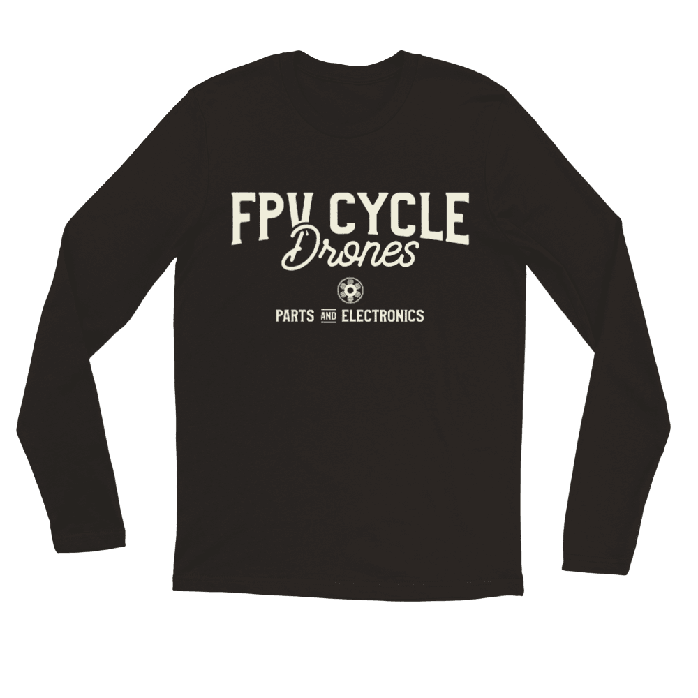 FPVCycle Classic Moto Premium Cotton Longsleeve Shirt for fpv drones 2
