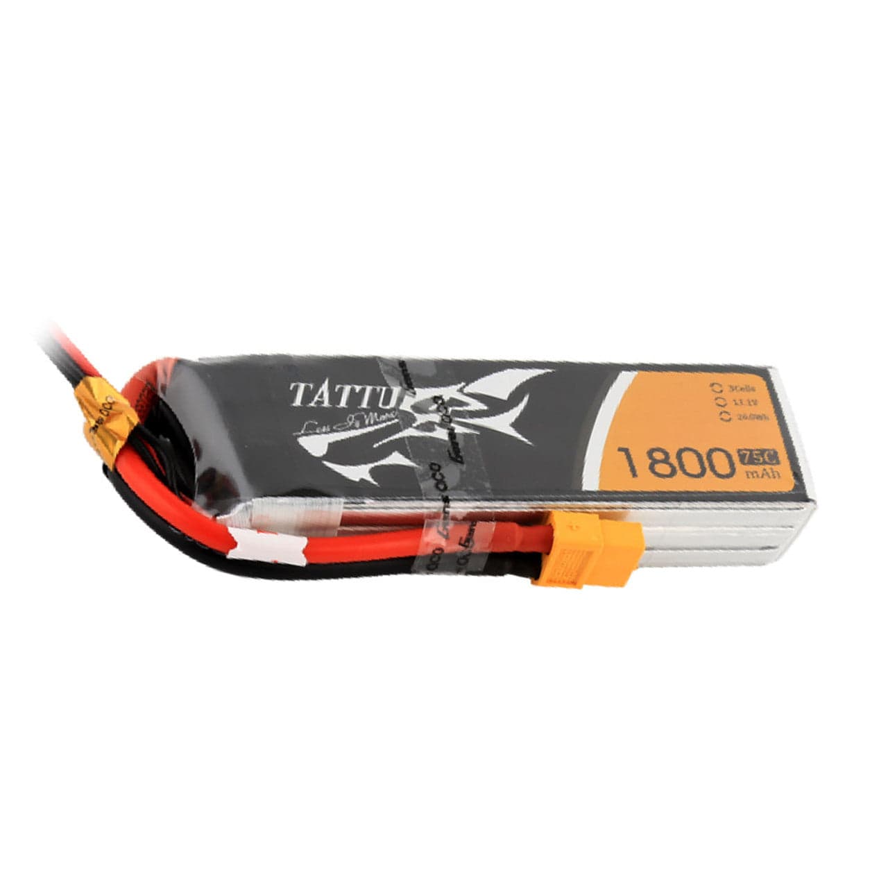 Tattu 1800mAh 3S 75C Lipo Battery Pack With XT60 Plug for fpv drones