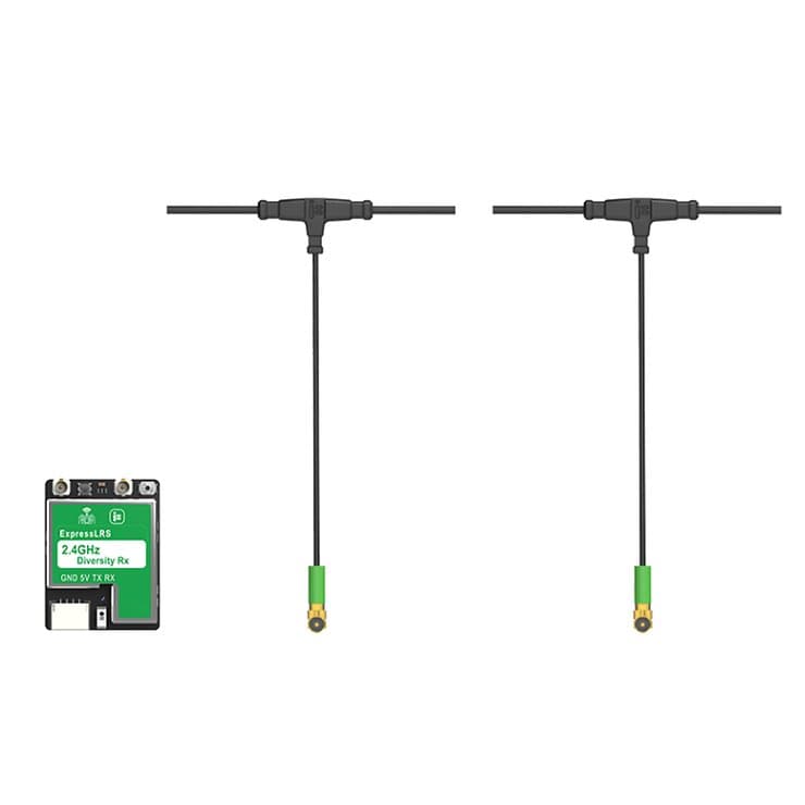 iFlight ExpressLRS ELRS True Diversity Receiver FPV + Mini Antennas