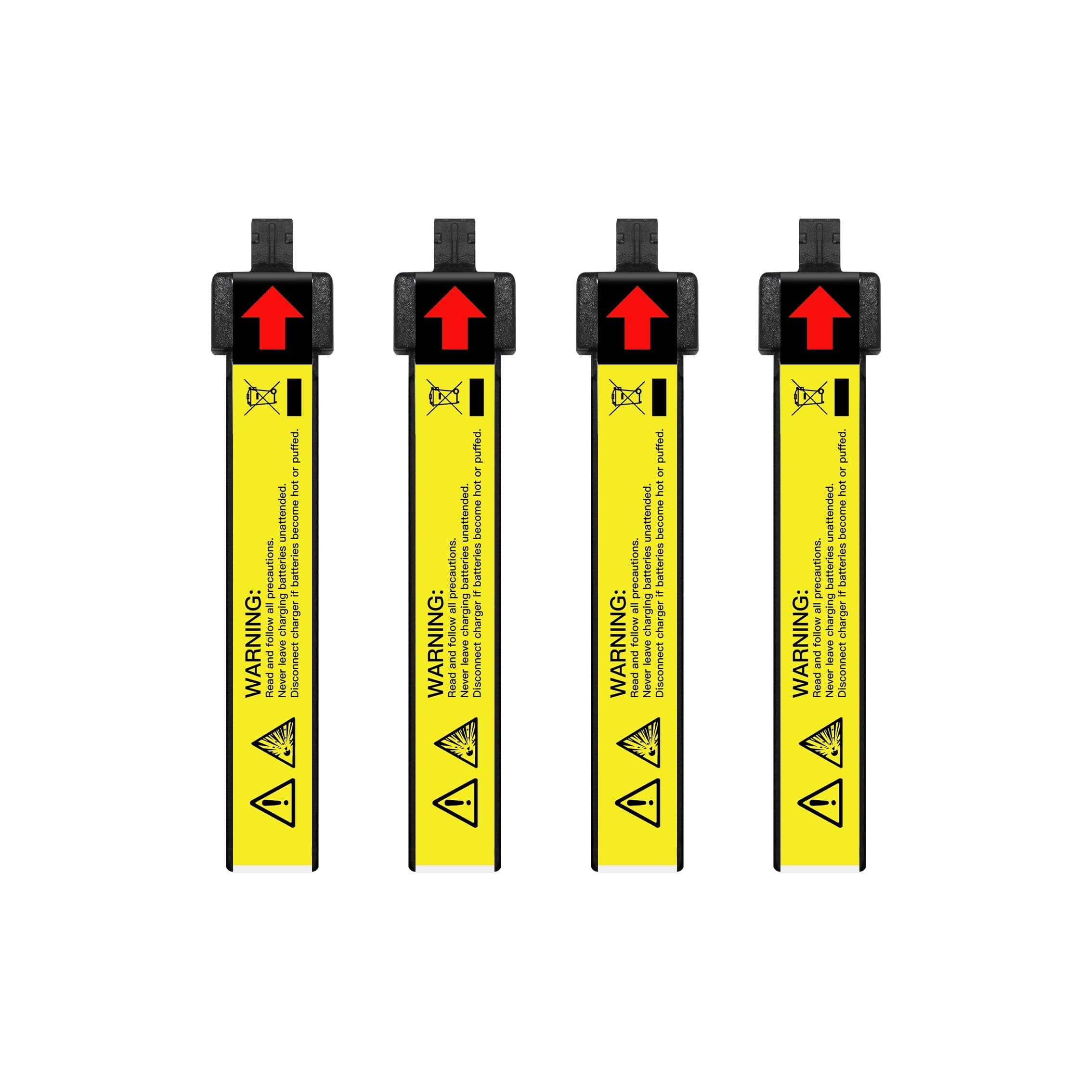 NewBeeDrone Nitro Nectar NX69 300mAh 1S HV LiPo Battery 4xBatteries for fpv drones 5