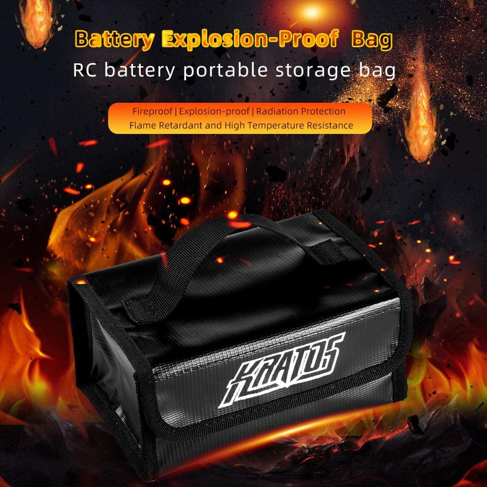 HGLRC KRATOS Fireproof Explosionproof Battery Safe Bag Lipo Charging Hand Bag