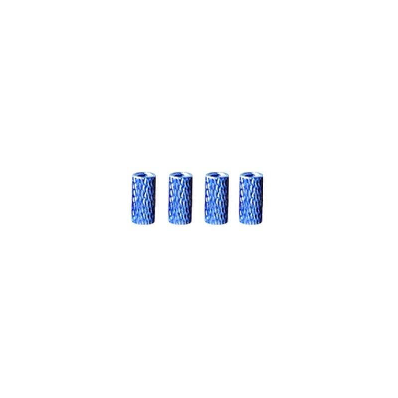 M3 Aluminium Standoffs (4 stuks) - GEKARTELD - 15mm - BLAUW for fpv drones