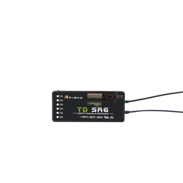 FrSky 2.4G 900M Tandem Dual-Band Receiver TD SR6 Stabilized Receiver with 6 Channel Ports