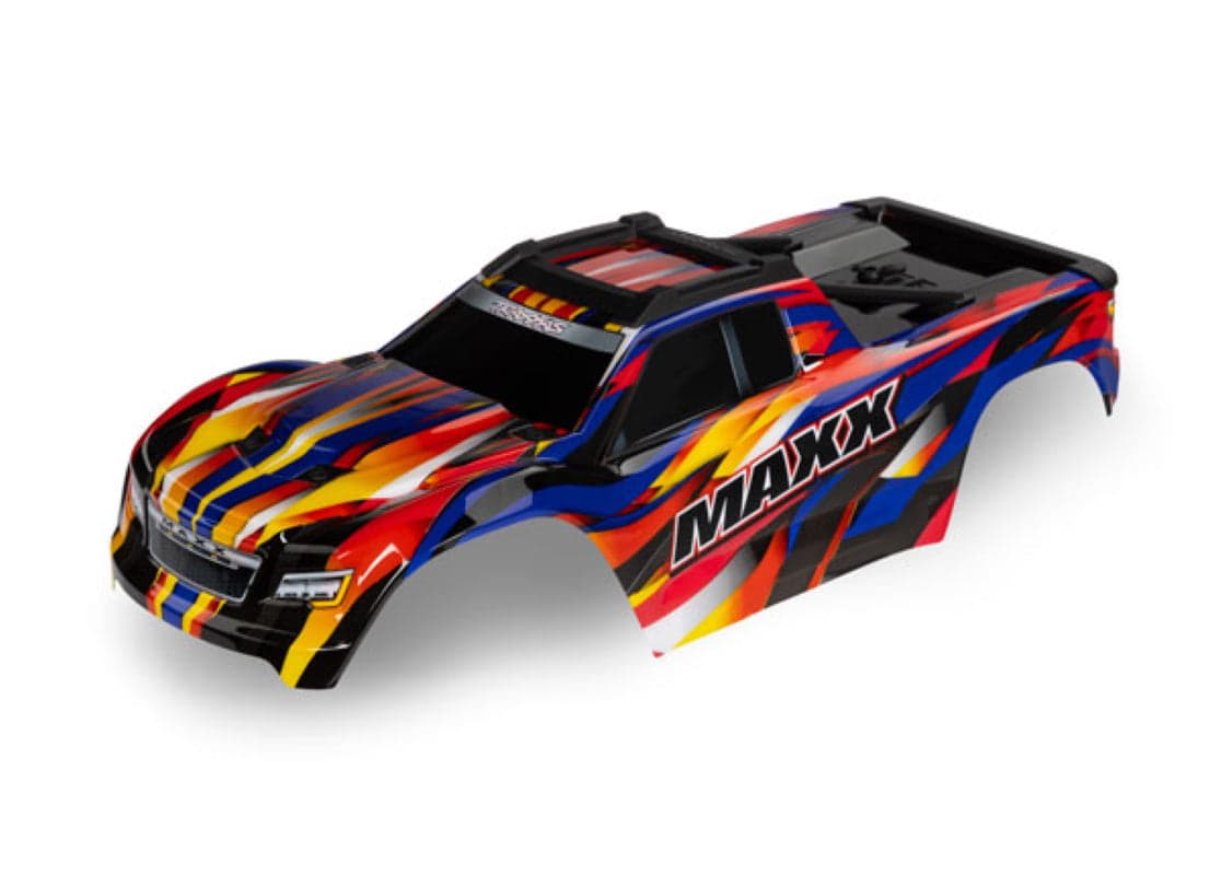 Traxxas 8918P Maxx YELLOW Painted Body Extended chassis 352mm wheelbase for fpv drones