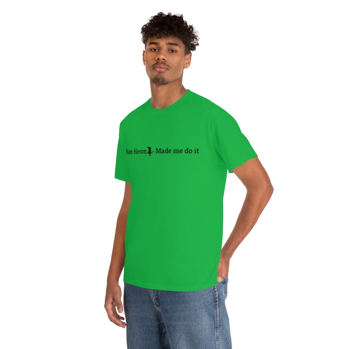 Ken Heron Made Me Do It! T-Shirt - Black Logo for fpv drones 181