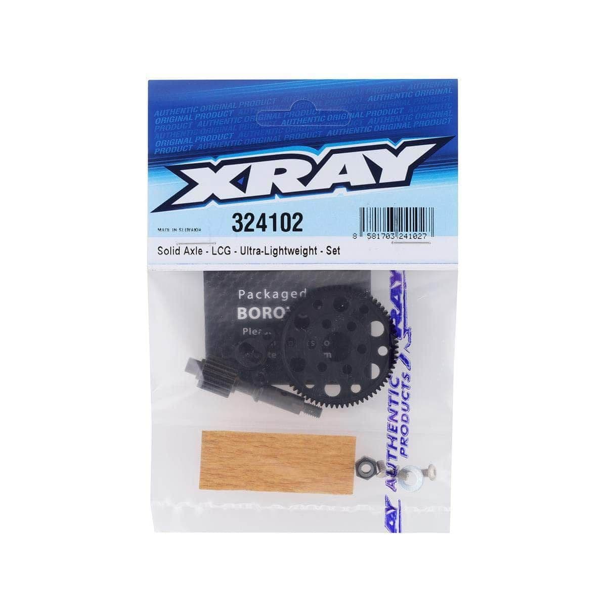 XRA324102, XRAY XB2 2021 Lightweight LCG Solid Axle Set for fpv drones 1