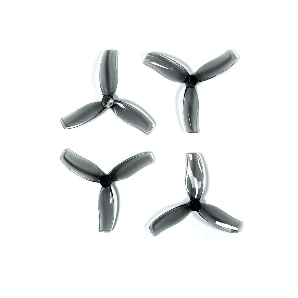 HQ Prop DT90MMX3 Tri-Blade 3.5" Cinewhoop Prop 4 Pack - Gray for fpv drones