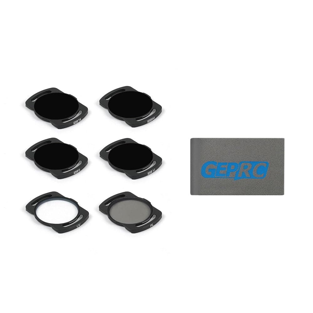 GEPRC DJI O3 Air Unit ND Filter Set - UV/CPL/ND8/ND16/ND32/ND64 for fpv drones
