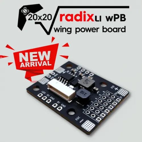 BrainFPV RADIX LI Wing Power Board for fpv drones