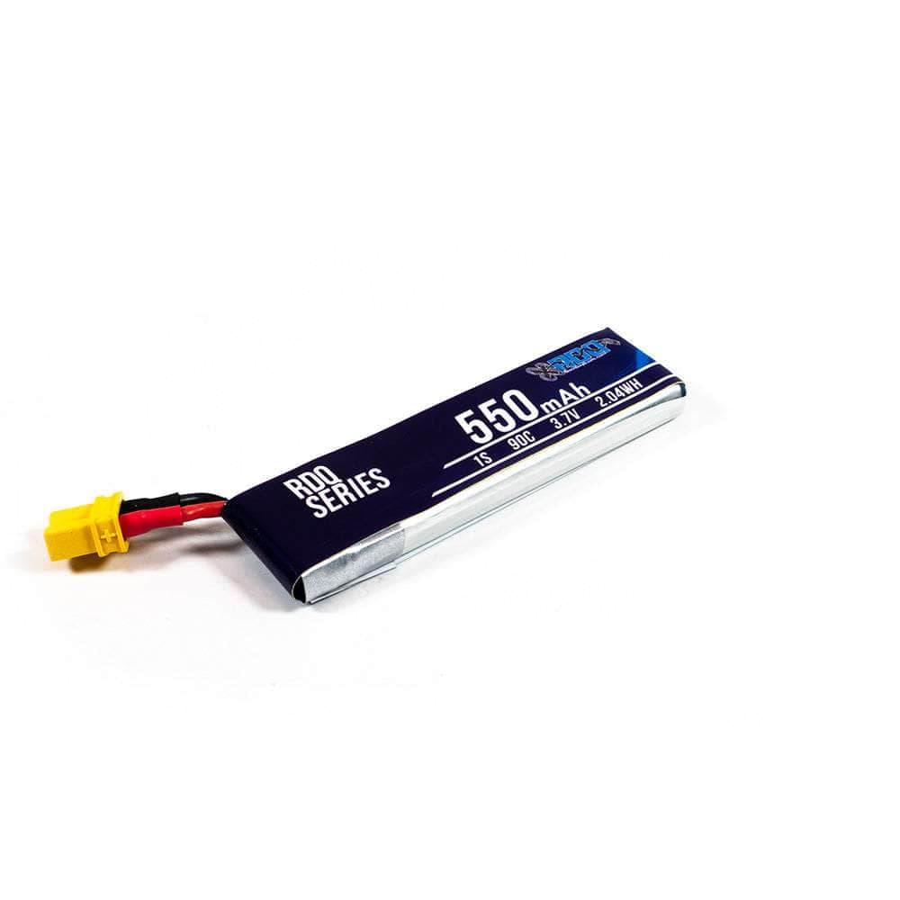 RDQ Series 3.7V 1S 550mAh 90C LiPo Whoop/Micro Battery w/ Cabled Connector - Choose Version for fpv drones 5