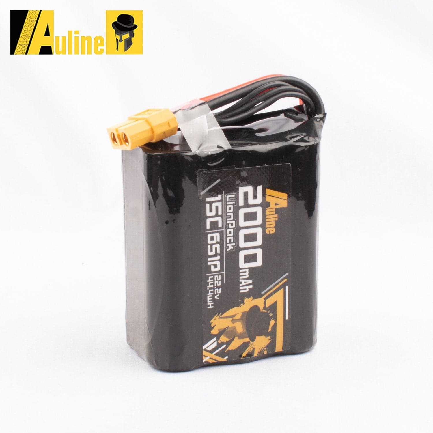 AuLine 2000mAh 6S 22.2V 15C XT60 18650 Li-Ion Battery for fpv drones 1