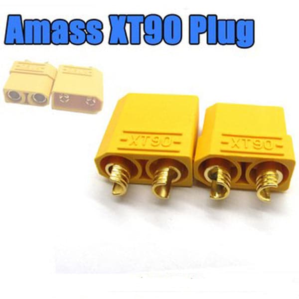 EMAX ★ Amass XT90 Male-Female Bullet Connector Plugs For RC Lipo Battery 140300490 for fpv drones 1