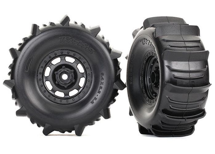 Traxxas 8475 Tires/Wheels Assembled Glued (2) Desert Racer TRA8475 for fpv drones