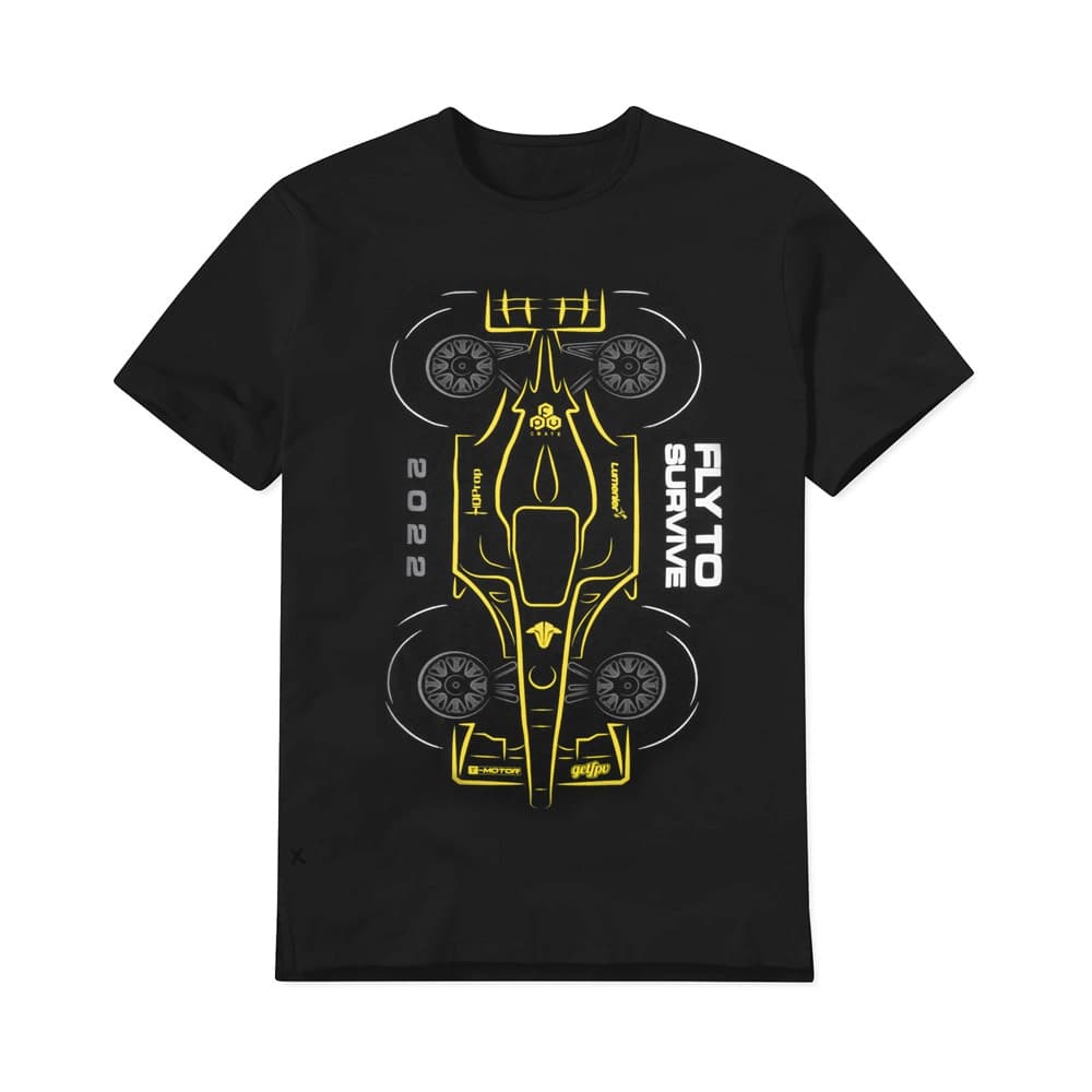FPVCrate Fly To Survive T-Shirt (Limited Edition) - Large  for fpv drones