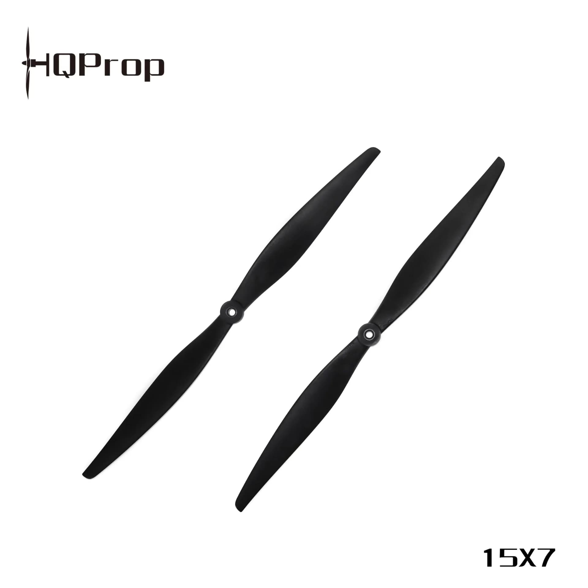 HQProp 15X7 (1CCW+1CW) Black-Glass Fiber Reinforced Nylon for fpv drones