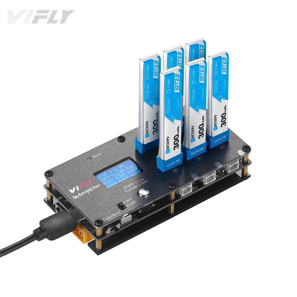 ViFly WhoopStor 1S LiPo Acculader for fpv drones 2