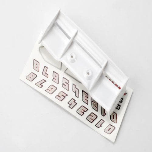 Traxxas 7123 Wing w/Decal Sheet White 1/16 E-Revo for fpv drones