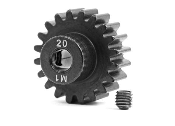 Traxxas 6494R 20-Tooth Machined Pinion Gear (1.0 Mod) 5 mm Bore 20T for fpv drones